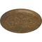 Ekena Millwork Luton Ceiling Medallion (Fits Canopies up to 1 1/8"), Hand-Painted Rubbed Bronze, 15 3/4"OD x 5/8"P CM16LURZS - alternate 3